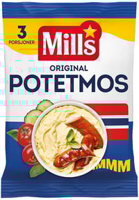 Potetmos Vanlig 90g Mills