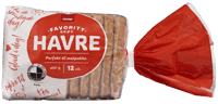 Coop Favorittbrød med Havre 12pk 450g