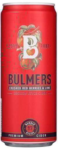 Bulmers Red Berries 0,33l boks