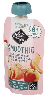 Smoothie med Quinoa, Eple & Søtpotet Fra 6 mnd, Økologisk, 100 g