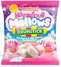 Marvellous Drumstick Mallows 125g Swizzels