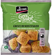 Rundstykker Grove Linfrø&Rugflak 480g Hatting