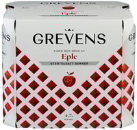 Grevens Cider Eple u/Sukker 0,5lx6 boks