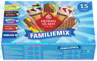 Familiemix Multipack 15stk Hennig Olsen