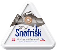 Tine Snøfrisk Pepper & Hvitløk 125g