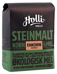 Holli Mølle Enkorn Finmalt Øko 1kg