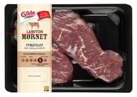 Storfe Ytrefilet skivet Mørnet Ca350g Gilde
