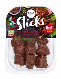 Mørbrad Sticks Korean Bbq 120g Folkets