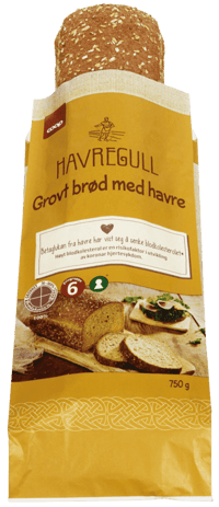 Coop Havregull Grovt Brød med Havre 750g