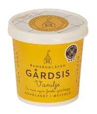 Iskrem Vanilje 150ml Bamsrudlåven Gårdsis