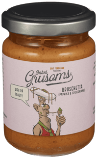 Onkel Grusoms Bruschetta Paprika & Spekeskinke 135g