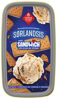 Sørlandsis Sandwich 1,25l Hennig-Olsen