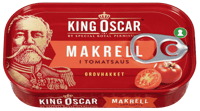 King Oscar Grovrevet Makrell 80g