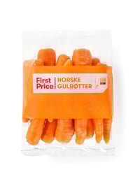 Gulrot 1kg pose First Price