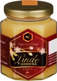 Lindehonning 240g Honning As