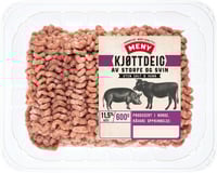 Kjøttdeig Storfe&Svin 600g Meny
