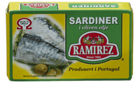 Ramirez Sardiner i Olivenolje 124g