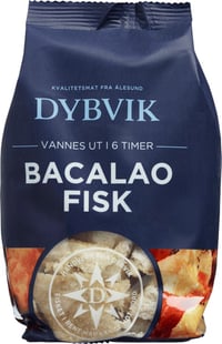 Klippfisk Biter u/Skinn&Ben 400g Dybvik