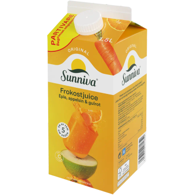 Sunniva Frokostjuice Original 1.5l Tine