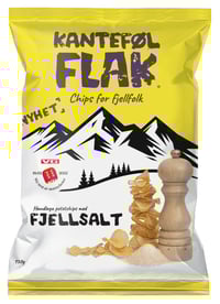 Kantefølflak Fjellsalt 150g