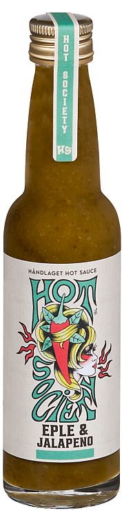 Hot Sauce Eple & Jalapeño 100ml Hot Society