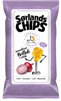 Sørlandschips Rødløk 100g