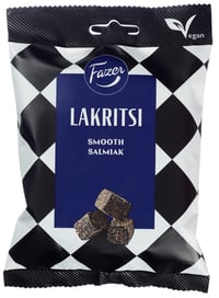 Fazer Lakritsi Smooth Salmiak 150g