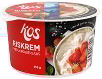 Riskrem m/Jordbærsaus 135g Kos