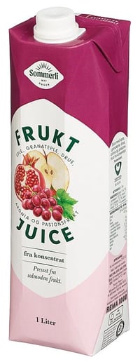 Juice Med Granateple & Drue 1 l