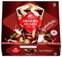 Krone-Is Sjokolade Multipack 6stk Hennig Olsen