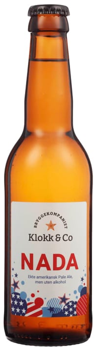 Klokk&Co Nada Alkoholfri 0,33l flaske
