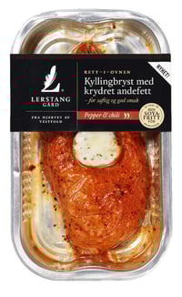 Kyllingbryst Pepper&Chili 240g Lerstang