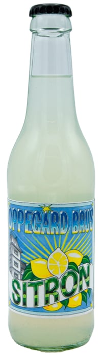 Oppegård Brus Sitron, 330ml Glassflasker