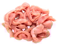 Kyllingkjøtt, lår,strimlet 2x2,5kg Frysevare