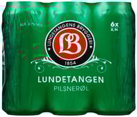 Lundetangen Pils 0,5lx6 boks