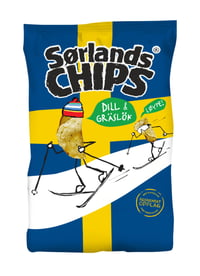 Sørlandschips Dill&Gressløk 180g