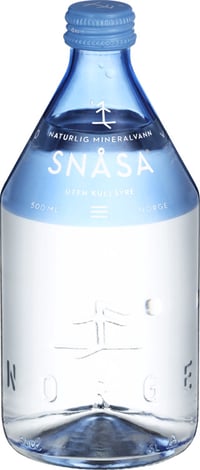 0.5l Snåsa Naturlig Mineralvann Glass