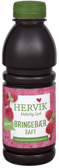 Hervik Bringebærsaft 0,5l