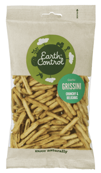 Earth Control Grissini med Hvitløk 100g
