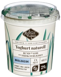 Gresk Inspirert Yoghurt 400g Økologisk Kolonihagen