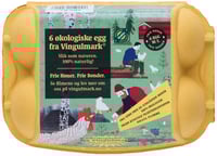 Egg Økologisk M/L 6stk Vingulmark