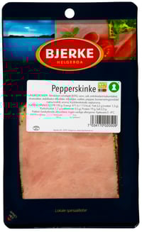 Pepperskinke skivet 100g Bjerke