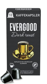 Evergood Dark Roast Kapsel 10stk Kaffe