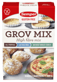 Semper Brødmix Grov uten Melk Glutenfri 500g
