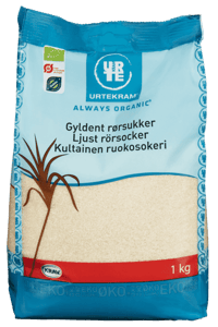 Urtekram Gyllent Rørsukker Økologisk 1kg