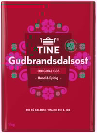 Gudbrandsdalsost G35 1kg Tine