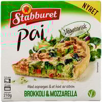 Pai Brokkoli&Mozzarel.210g Stabburet