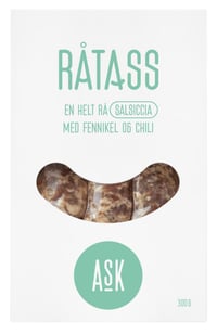 Råtass Rå Salsicca 300g Ask Gård