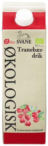 Økologisk Tranebærdrikk 1l