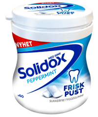 Solidox Tyggis Frisk Pust Bottle 87g